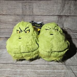The grinch plush slippers size 9/10